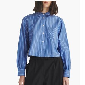 Rag and Bone Maxine Stripe Crop Top